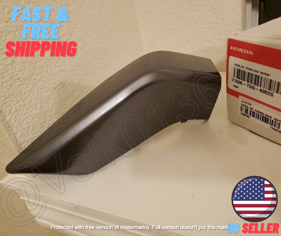 2017-2021 Honda Civic Rear Tow Hook Cover Polished Metal Metalic 71506-TGG-A00ZG