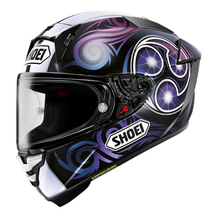 SHOEI X-Fifteen (X-15) KAGAYAMA TC-10(BLACK/WHITE Japan Model #9836