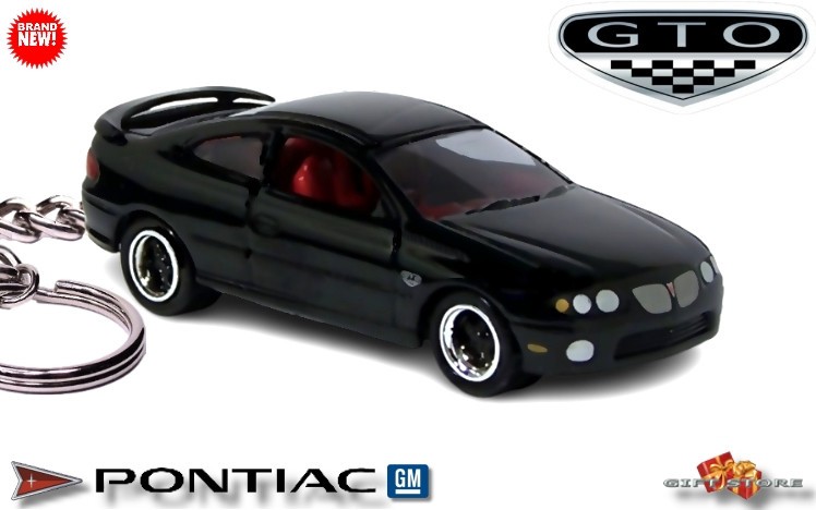 🎁🆕 ULTRA RARE KEYCHAIN 04~/06 BLACK PONTIAC GTO/HOLDEN MONARO 💕GREAT GIFT💕🎁