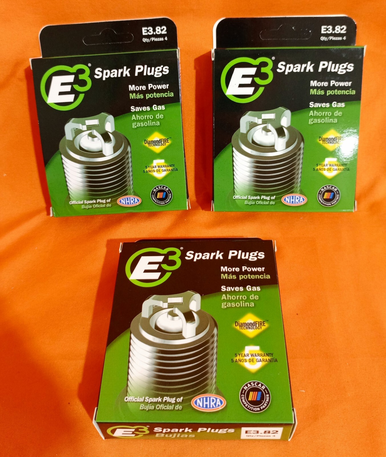 E3.82 Lot Of 12 E3 Spark Plugs