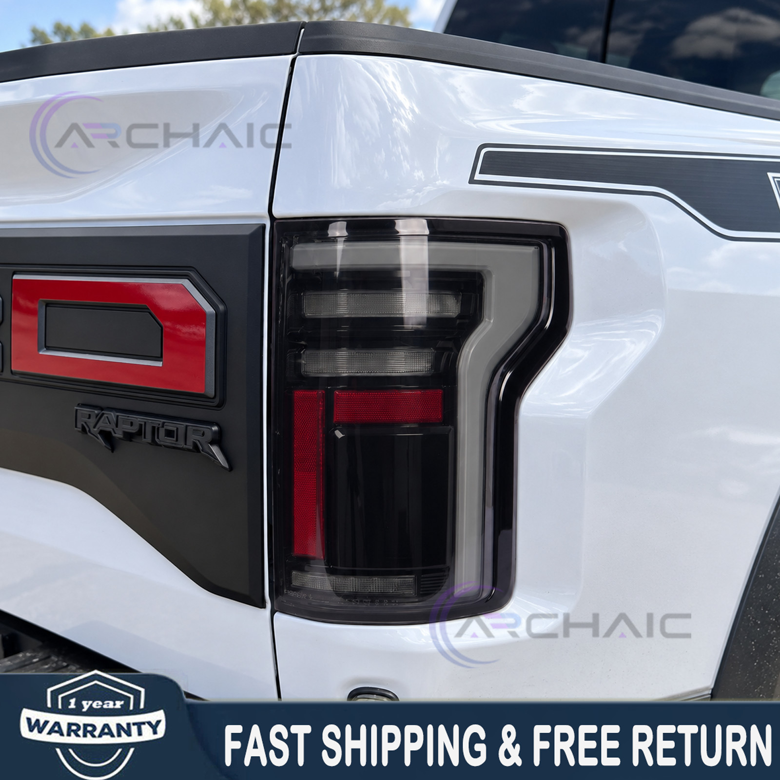 LH+RH Animmation LED Tail Lights For 2015-2020 Ford F150 F-150 Pickup Rear Lamp