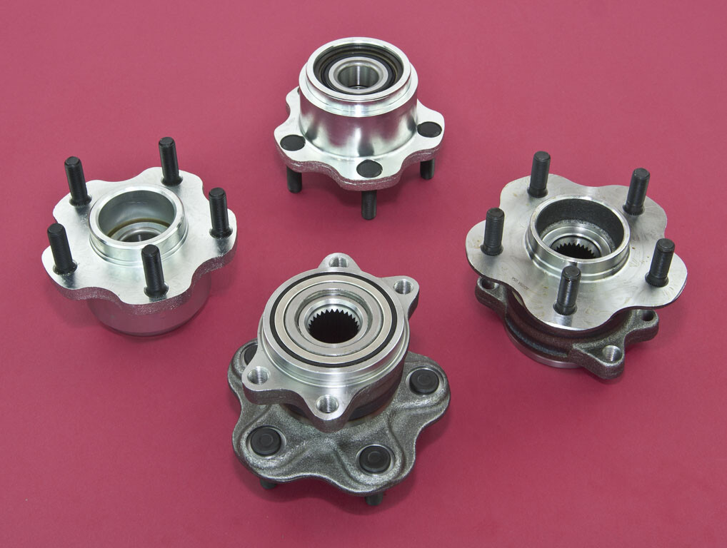 Front & Rear 5-Lug Conversion Hub 4x114.3 - 5x114.3 For 240SX 89-94 S13