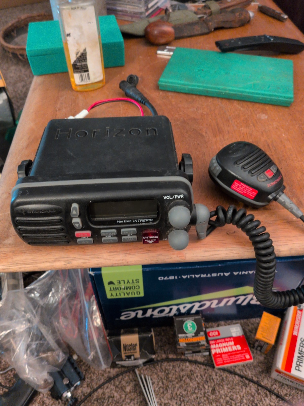 Standard Horizon GX1260S Intrepid Waterproof DSC VHF Boat Radio Transceiver Work