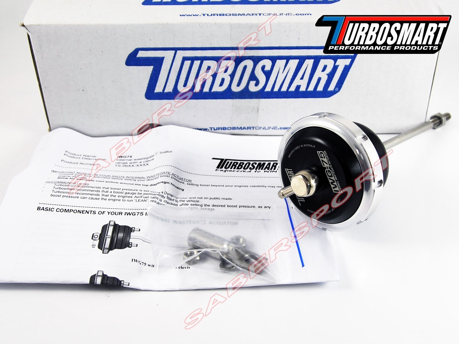 Turbosmart IWG75 Wastegate Actuators 7psi for 2015-2021 Subaru WRX FA20 only