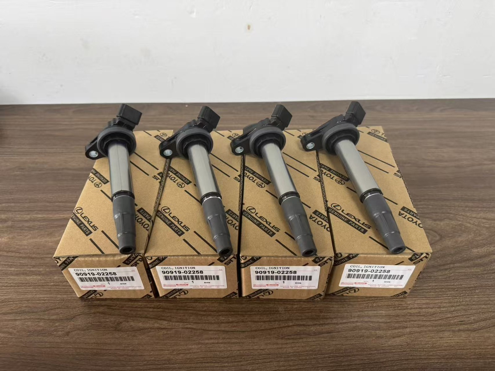 4X Genuine OEM Denso 90919-02258 Ignition Coils 673-1310 For Corolla 1.8L(US)