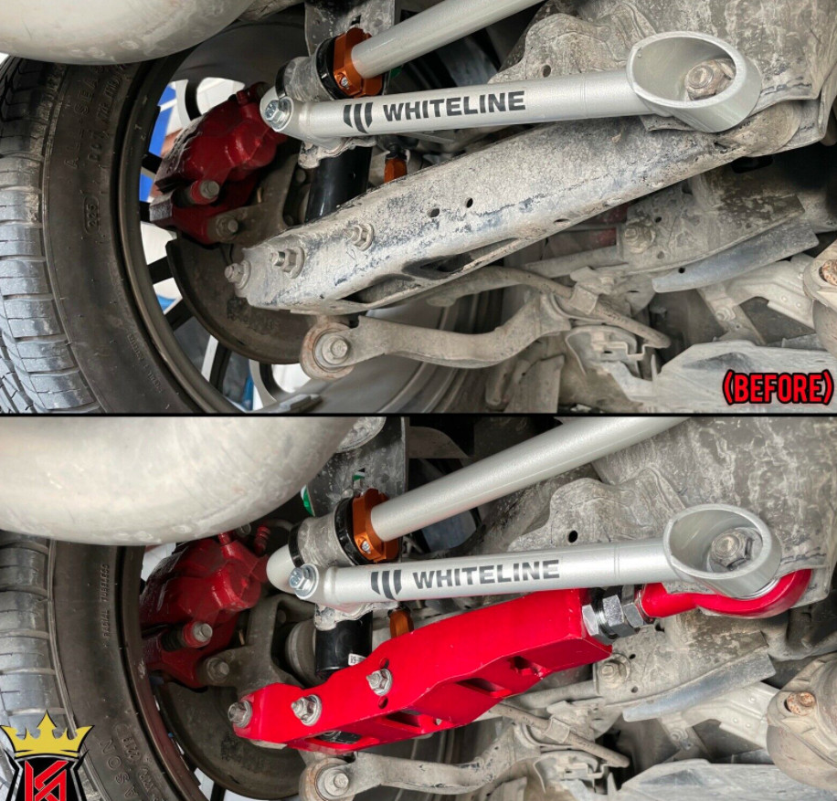 GSP God Speed Adjustable Rear Lower Control Arms Set for Subaru WRX & STI 15+