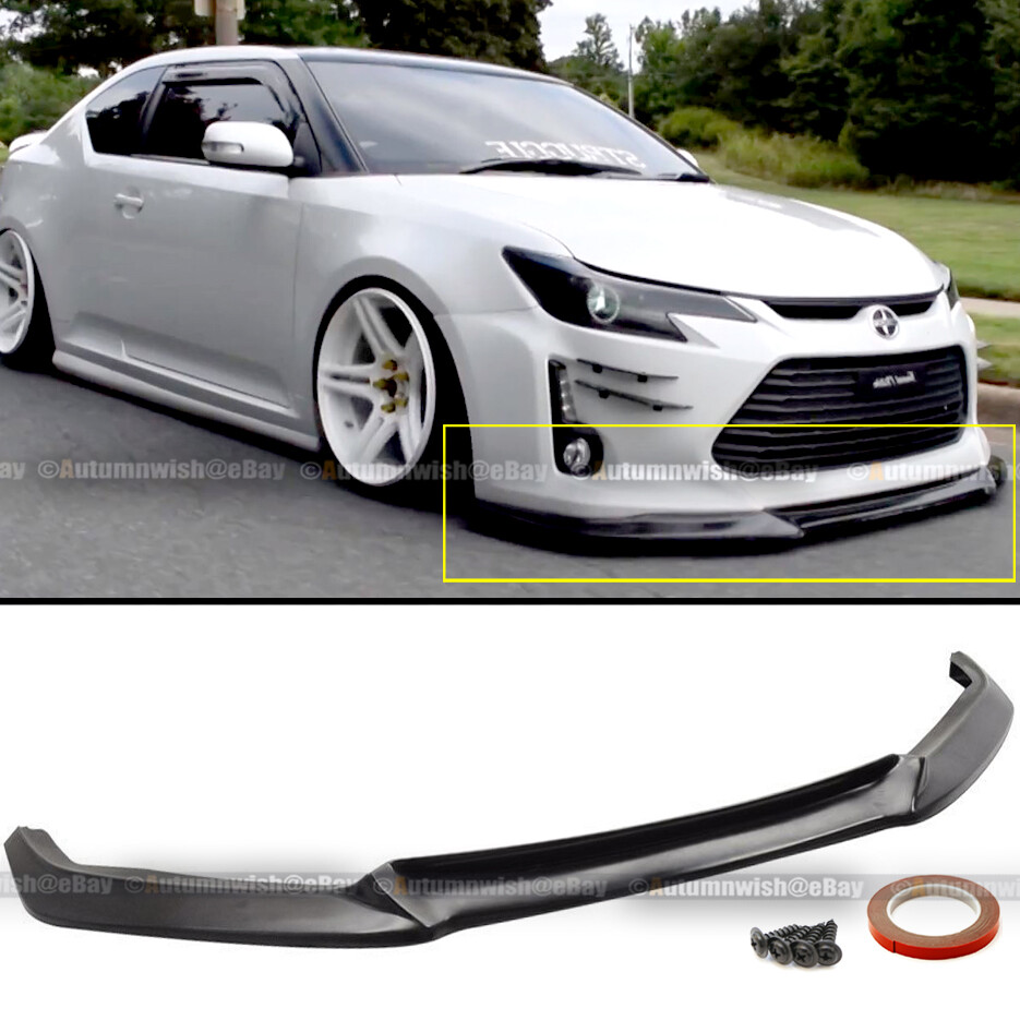 For 14 15 16 Scion TC JDM Sport GT Style PU Front Bumper Lip Spoiler Body Kit For 14 15 16 Scion TC JDM Sport GT Style PU Front Bumper Lip Spoiler Body Kit