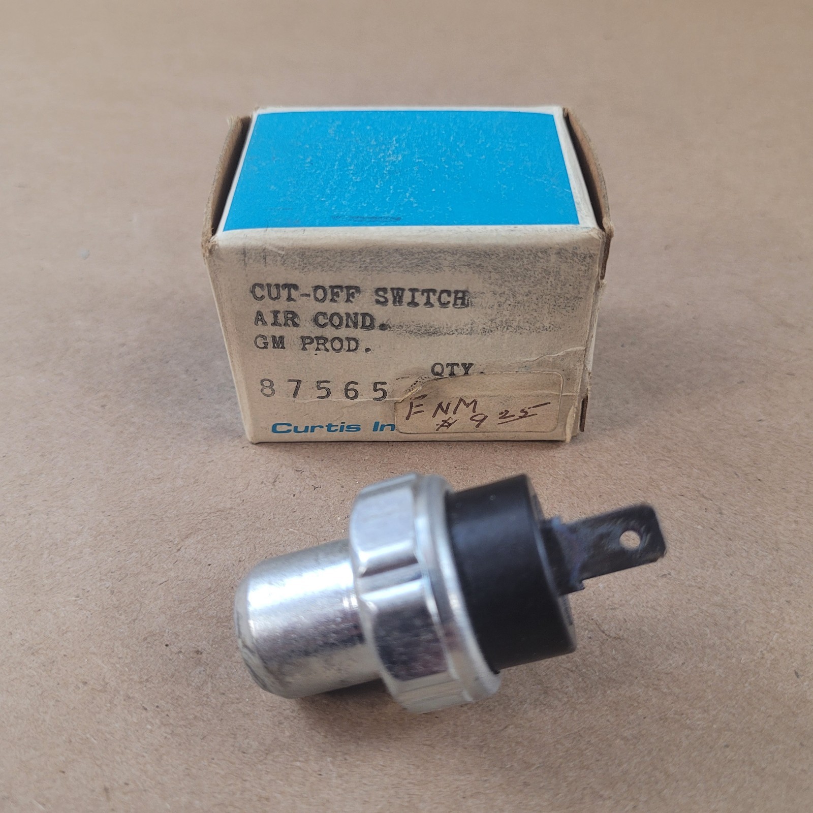 NOS Curtis 87565 GM 339848 AC PRESURE SWITCH 1974-79 CORVETTE CAMARO PONTIAC