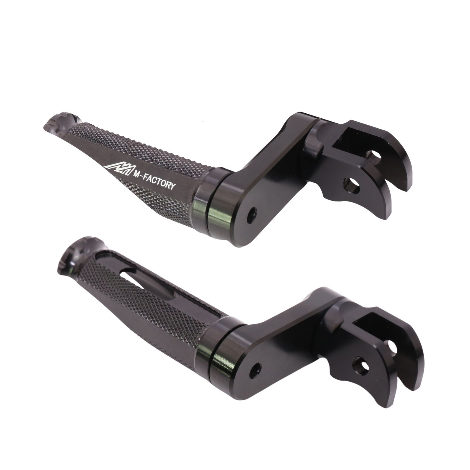 Black Shinobi 40mm Lower Rider Front Foot Pegs For Kawasaki Z1000 03-13 12 11 10