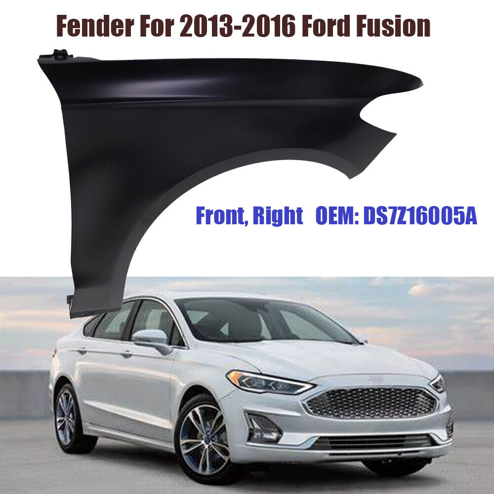 NEW Front RH Passenger Side Fender for 2013 2014 2015 2016 Ford Fusion Replace