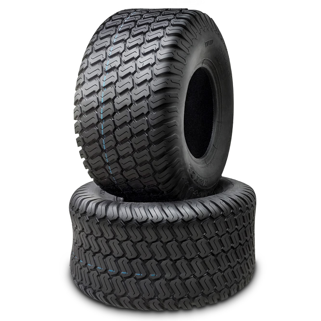 Set of 2 WANDA 15x6.5-8 Lawn Mower Tractor Cart Turf Tires 4 Ply 15x6.5x8
