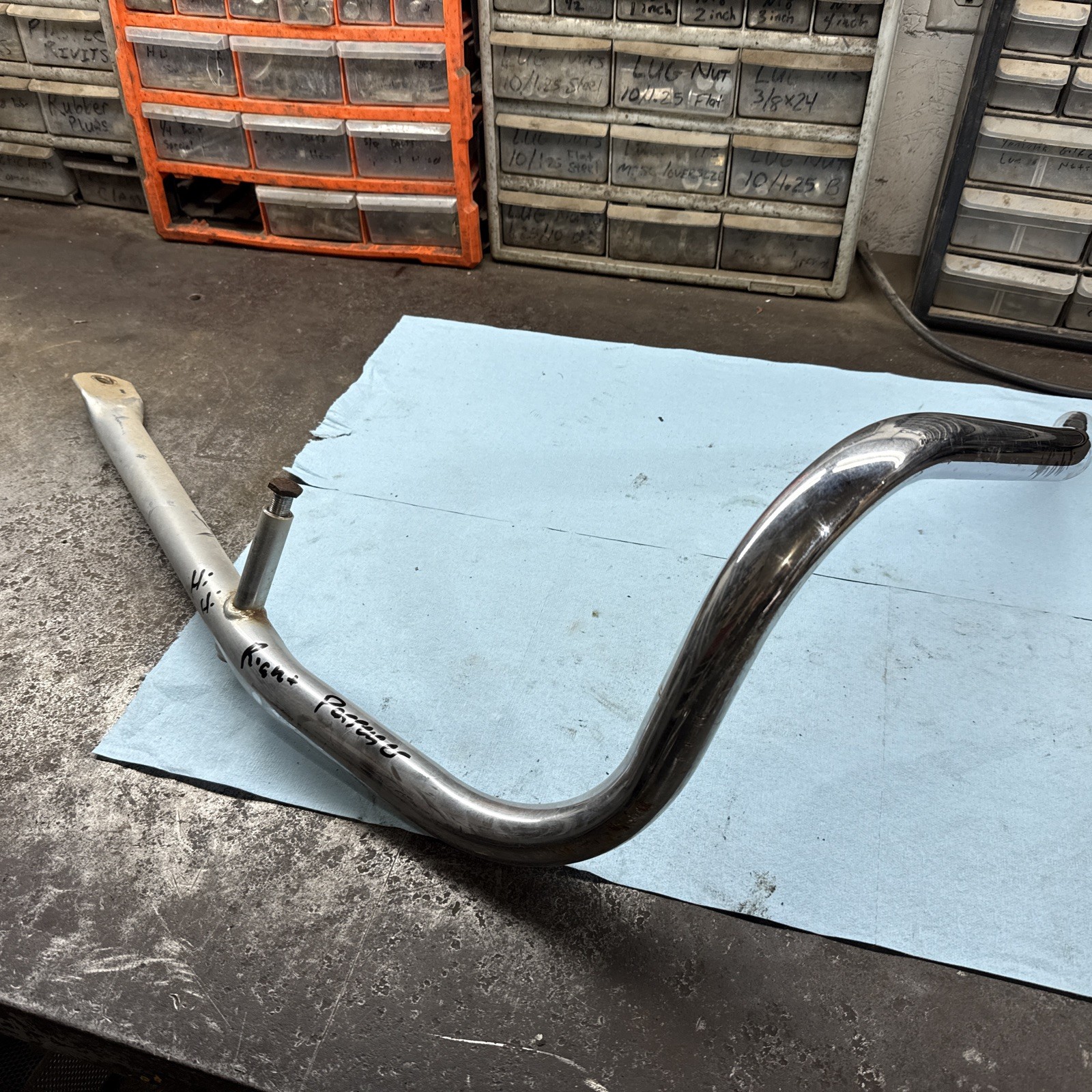 1970’s Harley Davidson AMC Vintage Golf Cart Trike Right Front Chrome Bumper