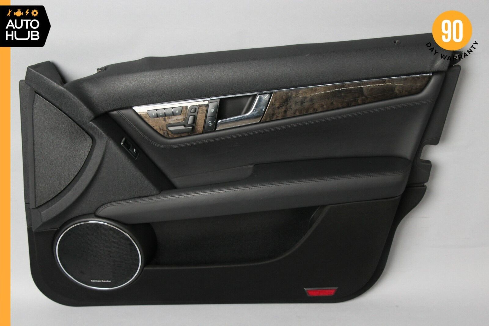 08-14 Mercedes W204 C63 AMG Front Right Passenger Interior Door Panel OEM 72k