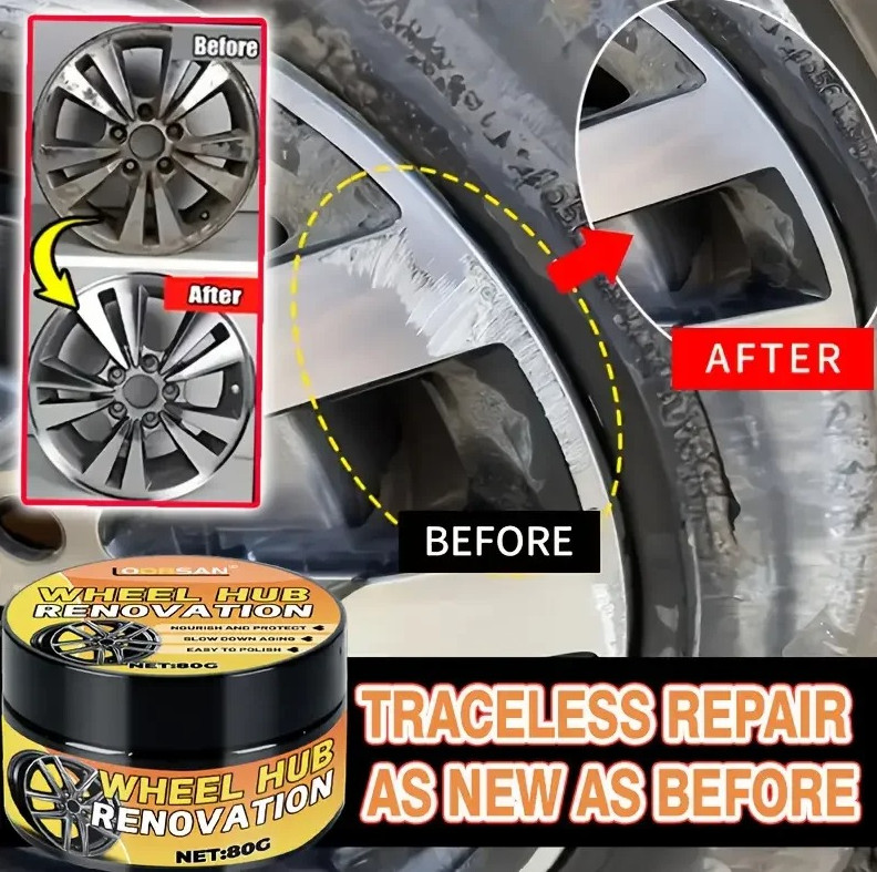1pcs GM Hubcap Repair Kit – Removes Scratches & Restores Chrome Brightness - NEW
