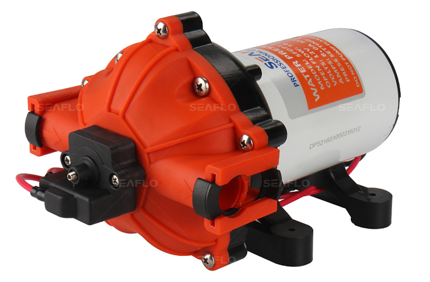 NEW SEAFLO 12v DC 5.0 GPM 60 PSI Water Pressure Pump w/ Quick-Connect Fittings