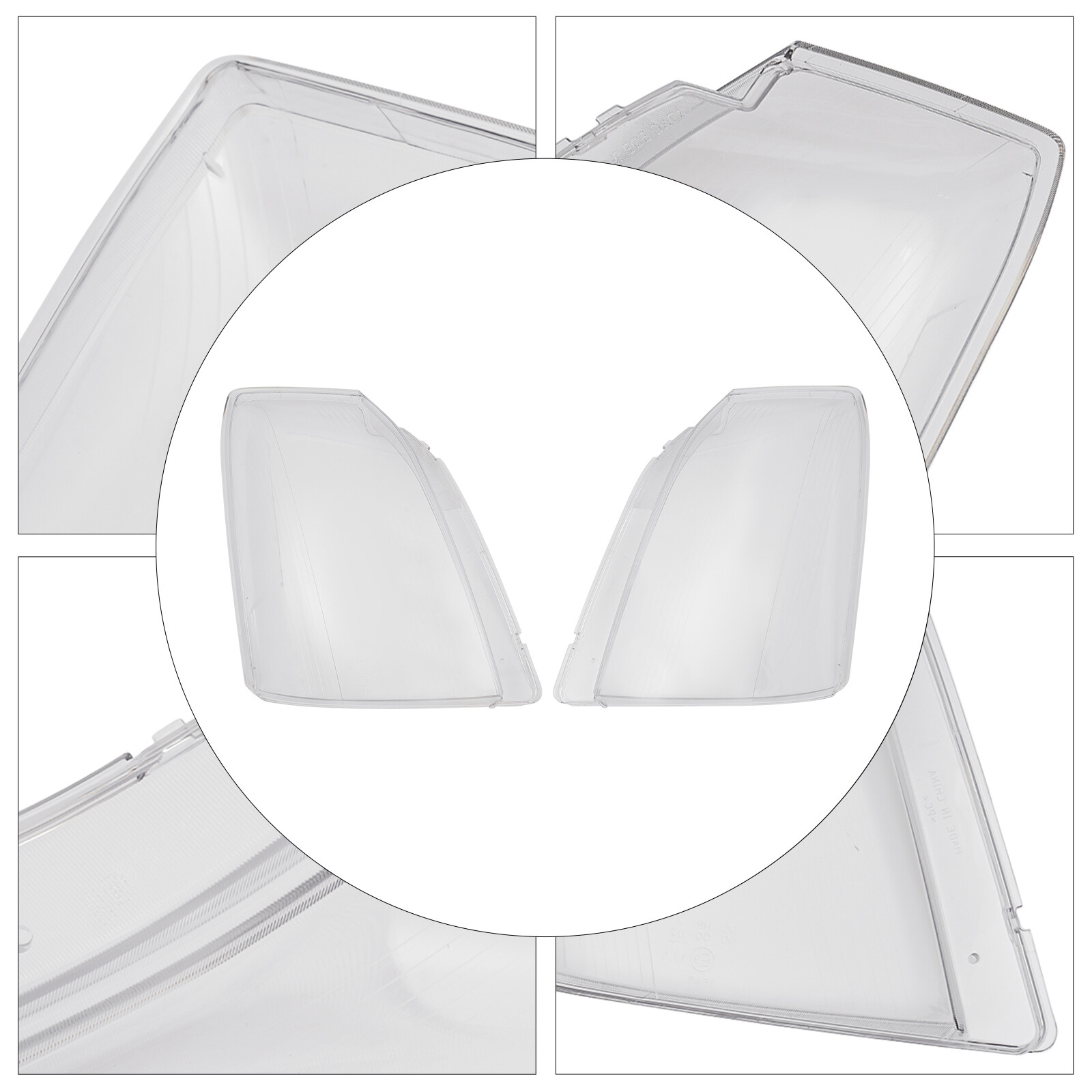 Left & Right Headlight Covers For Cadillac STS 2005-2011/STS-V 2006-2009