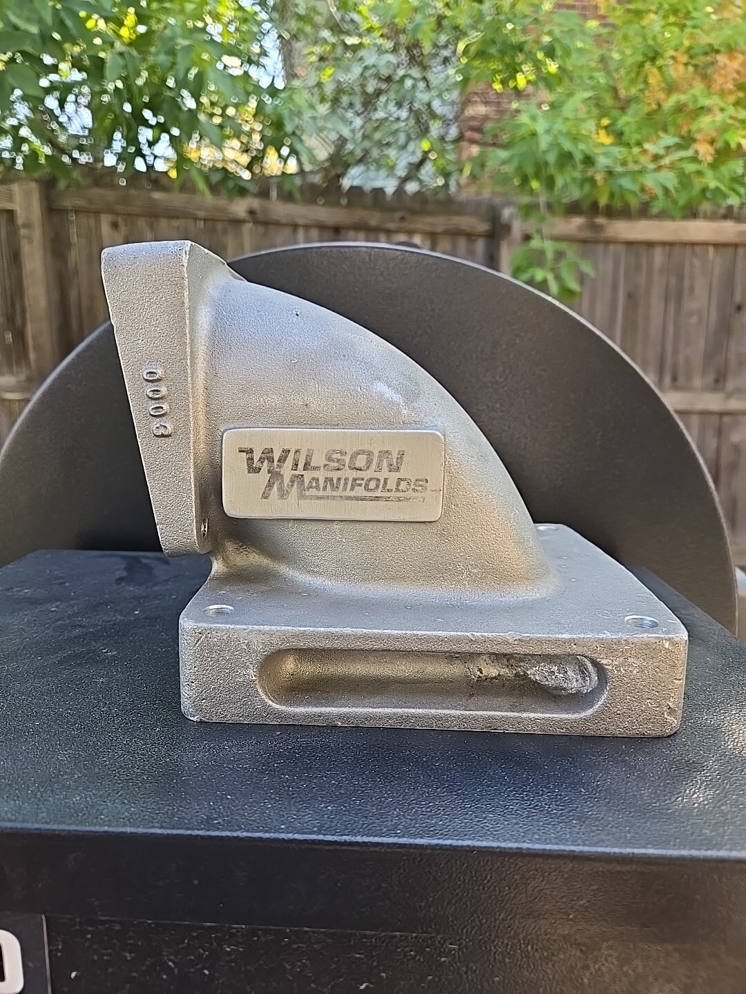 Wilson Manifolds Elbow, 4500 Flange, Aluminum Wilson Manifolds Elbow, 4500 Flange, Aluminum