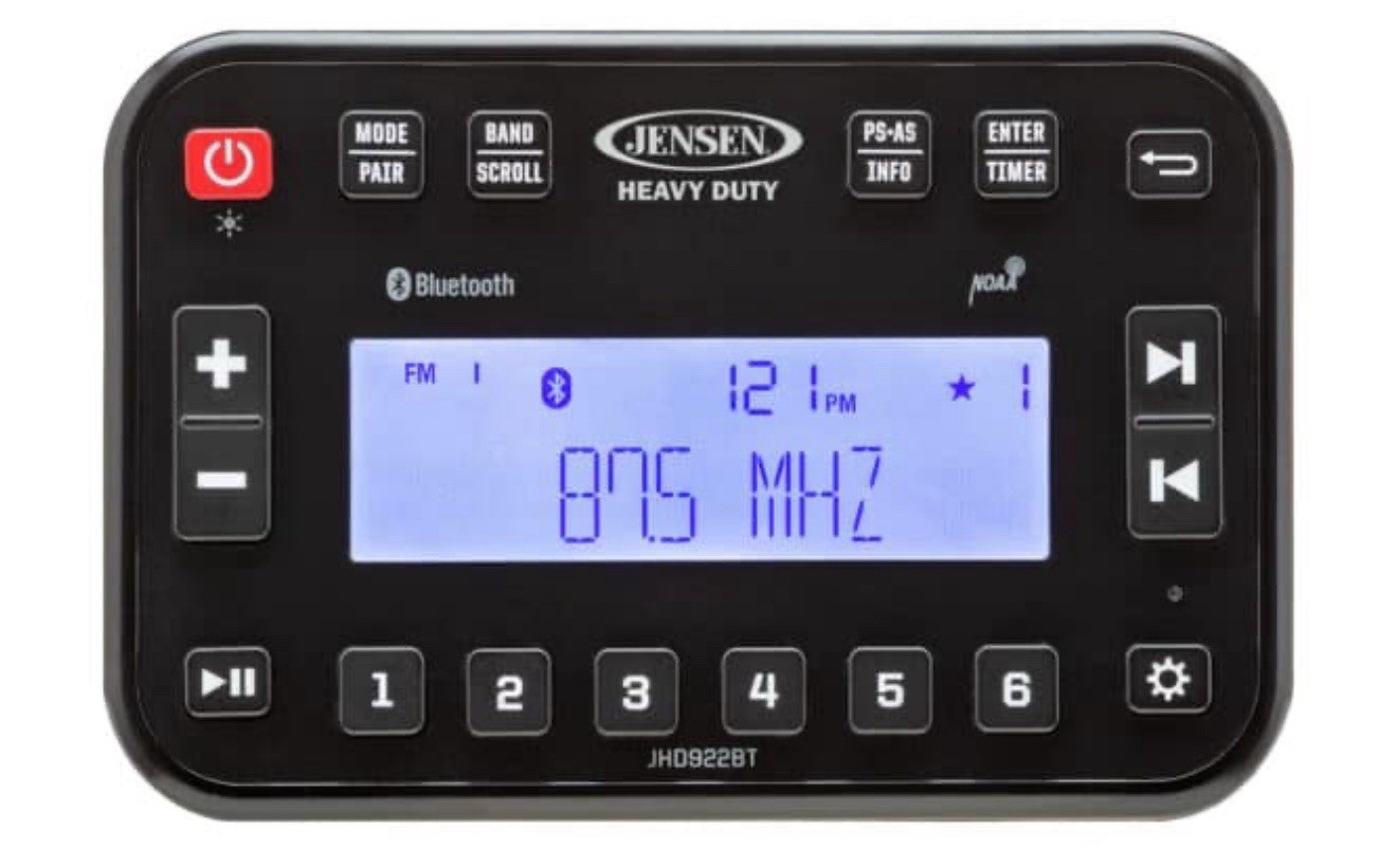 Jensen Heavy Duty Bluetooth Stereo JHD922BT  **New**