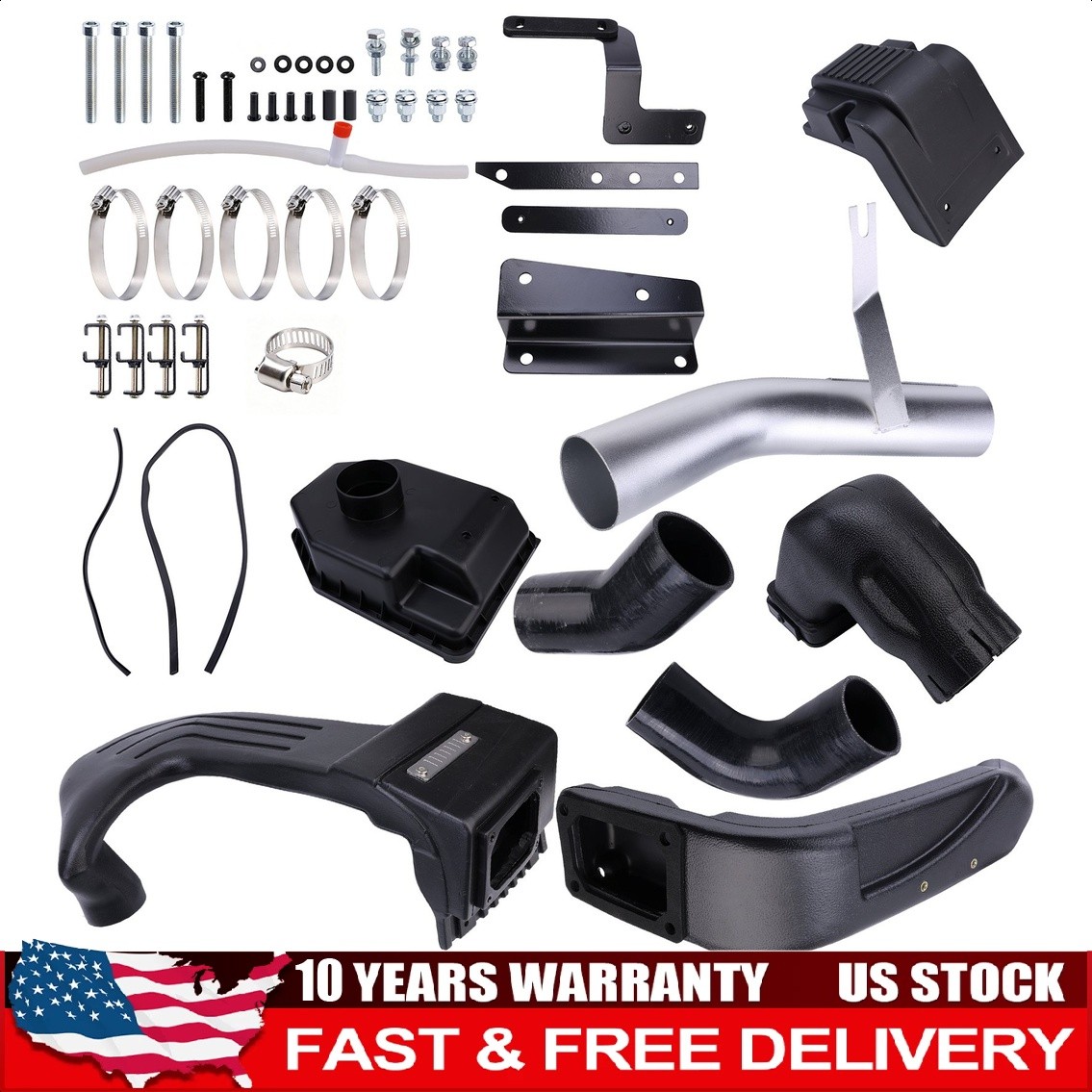 FOR JEEP WRANGLER JK AIR INTAKE 2007-2018 BLACK NEW SNORKEL