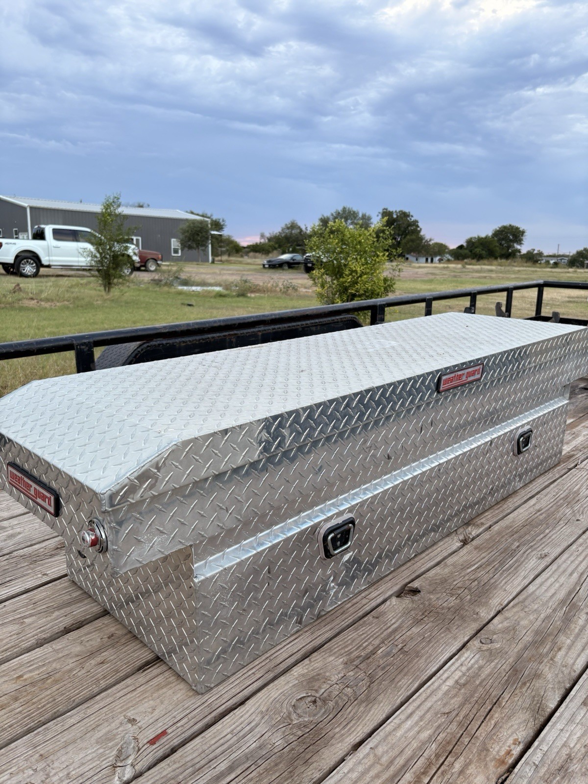 Weather Guard Truck Box - Chrome 72 x 20 x 19 Great Deal. Used Well Condition