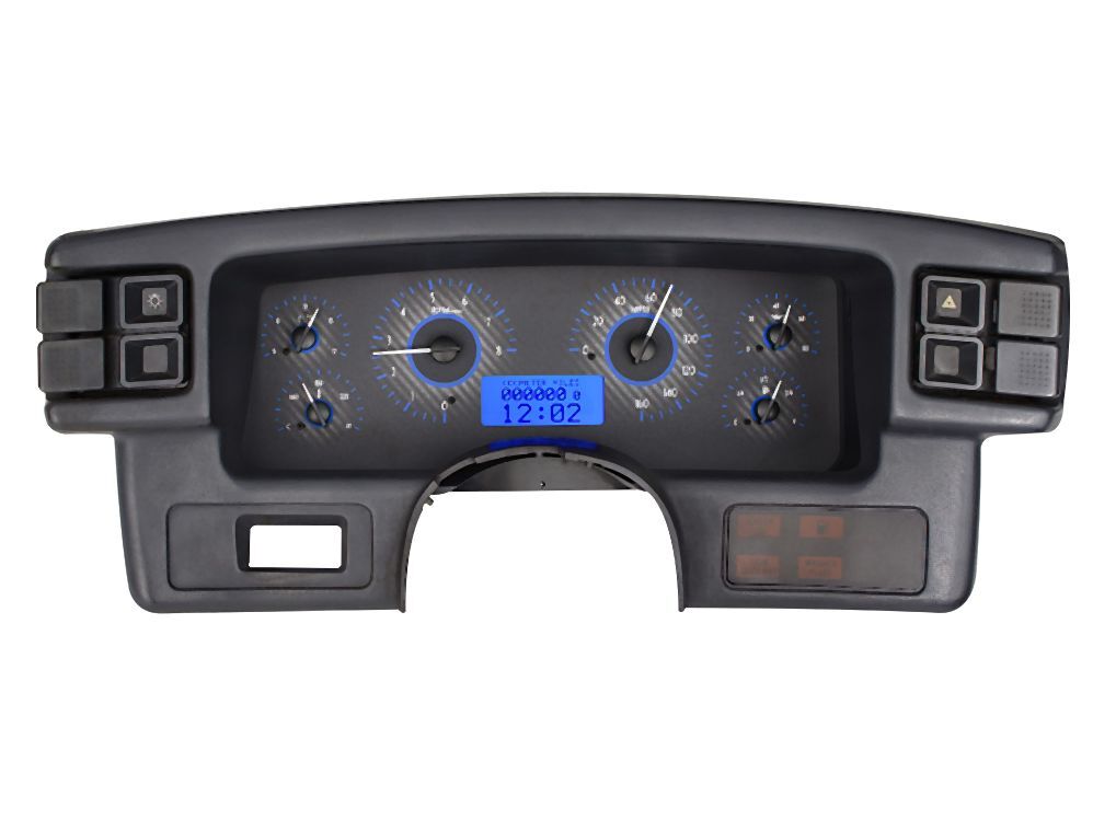 Dakota Digital 1987-89 Ford Mustang / Rallye/Blue LED Gauge Kit VHX-87F-MUS-C-B