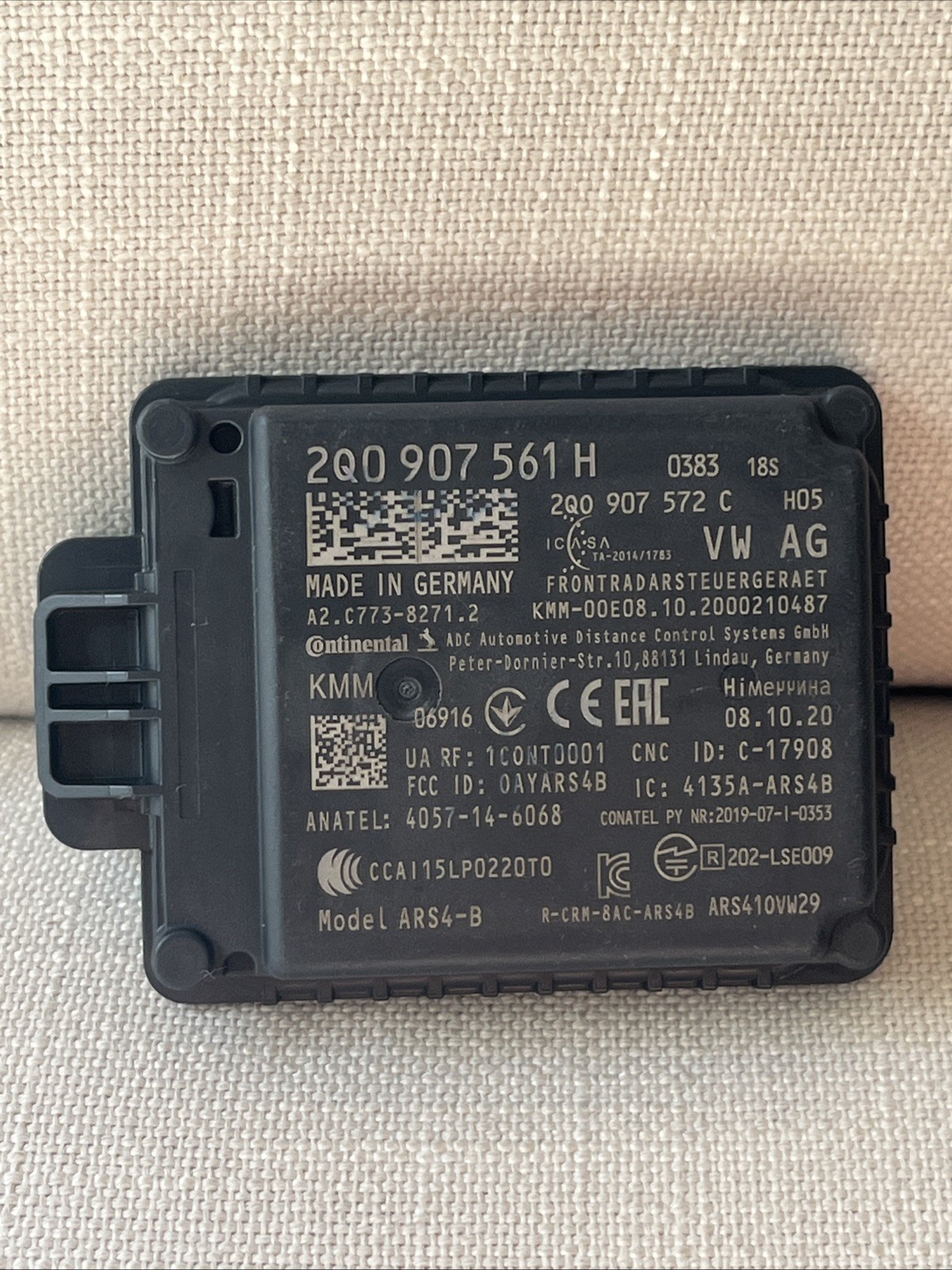OEM | 2019 - 2023 Audi Q3 Cruise Control Distance Sensor Module #2Q0907561H