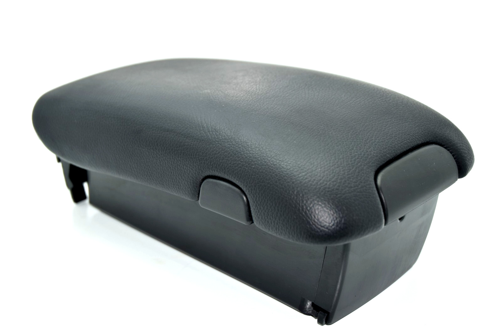 🚚 2004-2006 Mercedes C230 BLACK Center Console Leather Armrest Top Storage OEM
