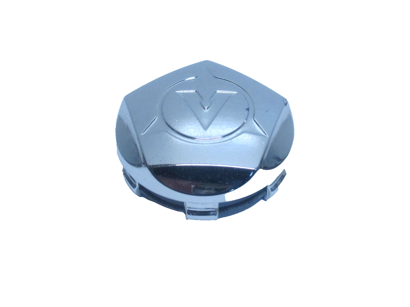 V-LINE 601-CAP CUSTOM ALLOY WHEEL SNAP ON CHROME CENTER CAP #2D-9 V-LINE 601-CAP CUSTOM ALLOY WHEEL SNAP ON CHROME CENTER CAP #2D-9
