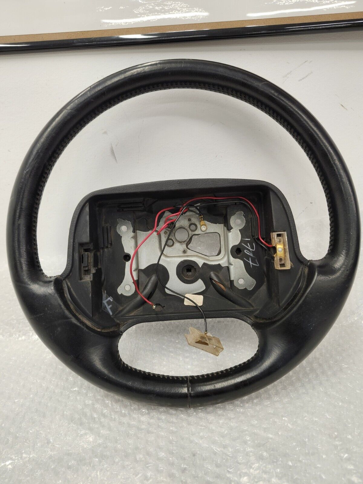 94-96 C4 Corvette Steering Wheel Black Factory Leather OEM Gm