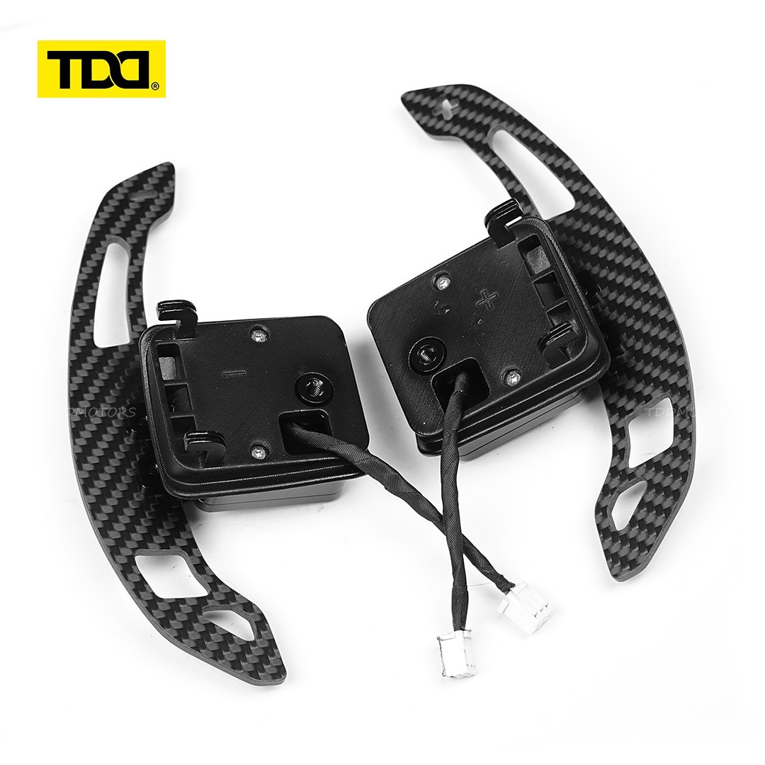 TDD Carbon Fiber Magnetic Paddle Shifters for Audi TT 8J Coupe R8 V10 2007-2015