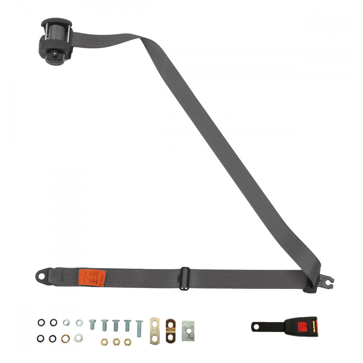 Front Automatic Seat Belt For Lister Storm Coupe 1995 Shape Grey