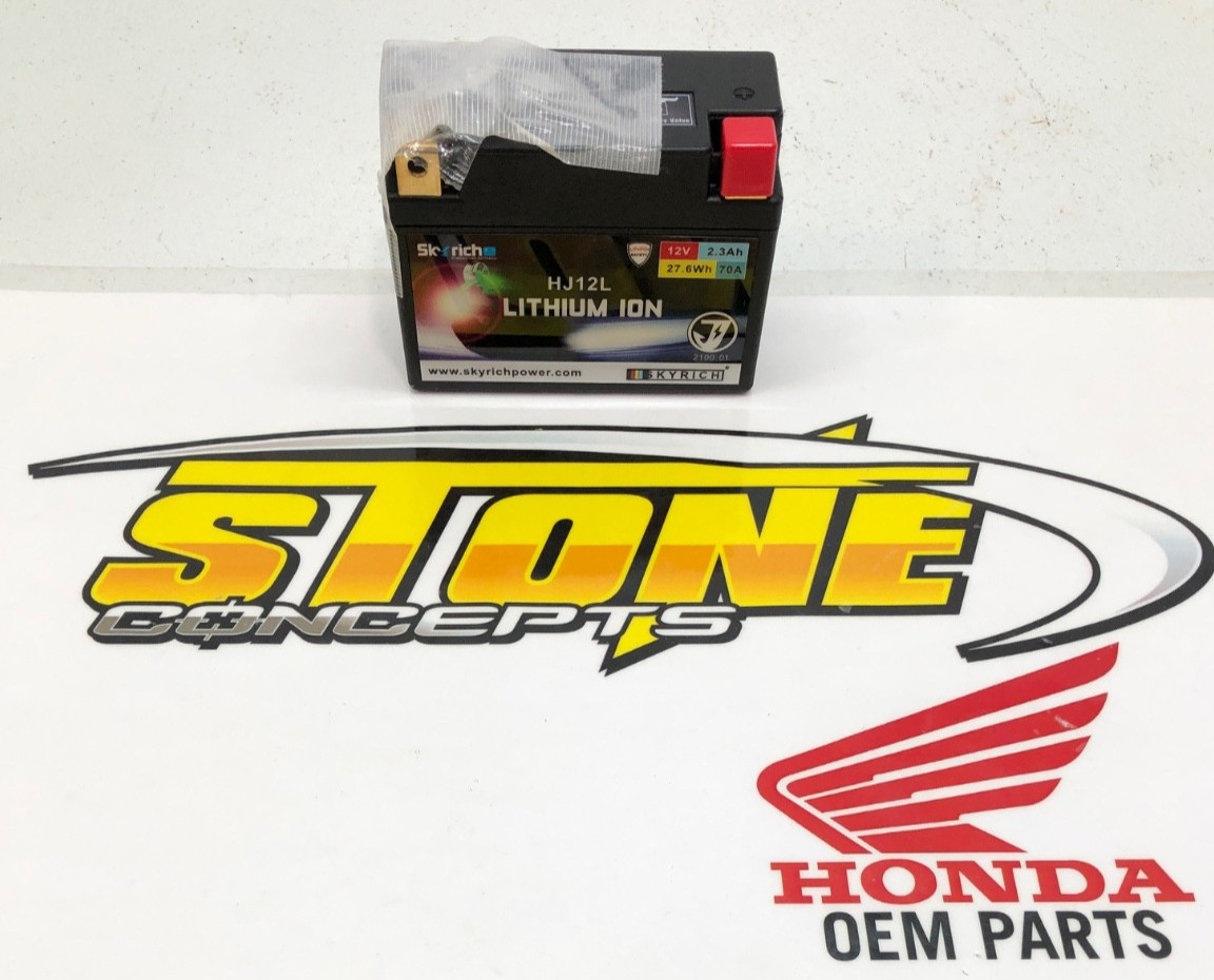 New OEM Honda 18-26 CRF250R CRF450R Lithium Ion Battery Sky Rich 31500-K95-AE