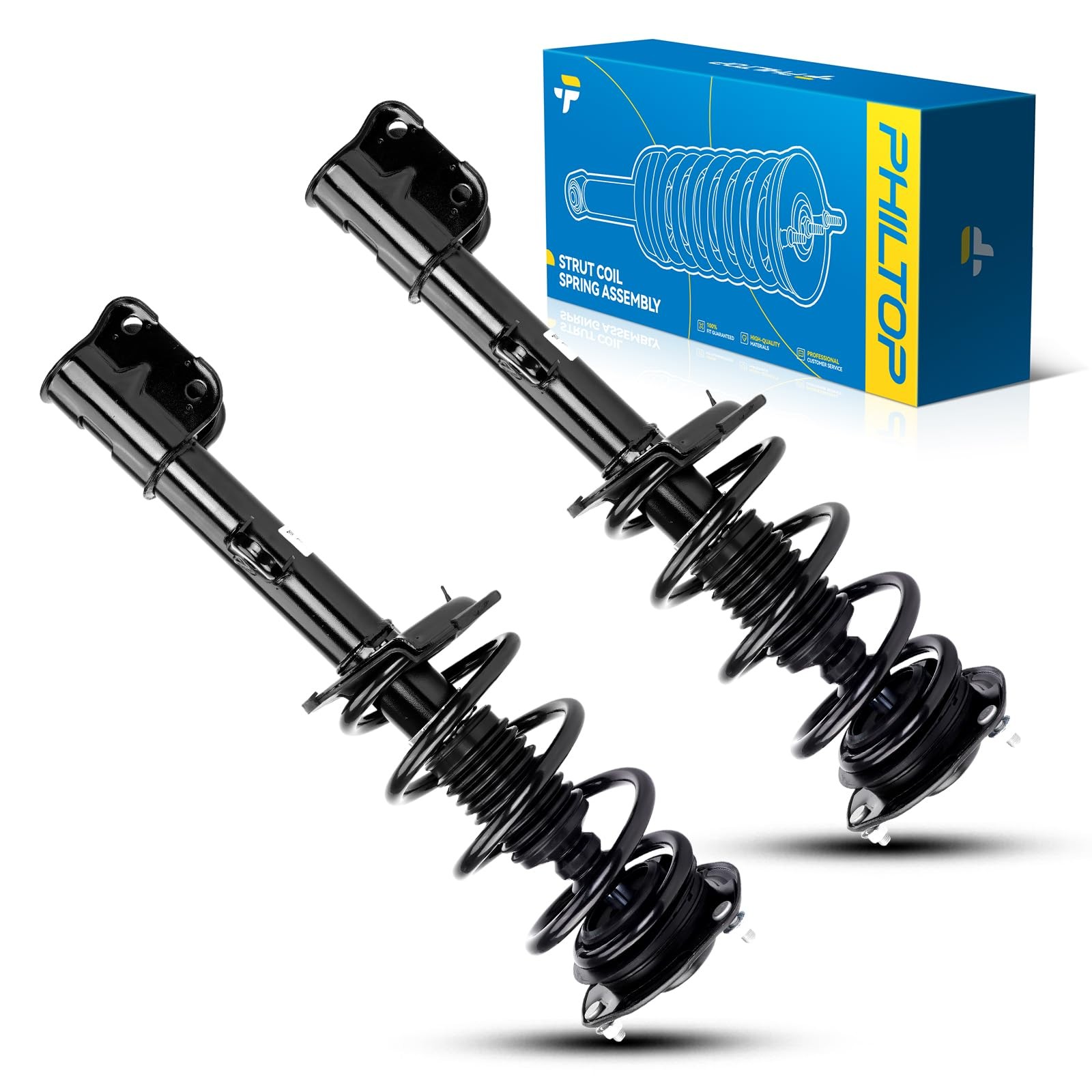 PHILTOP Struts Assembly Shock Absorber Set of 2 for Sorento 2011-2013