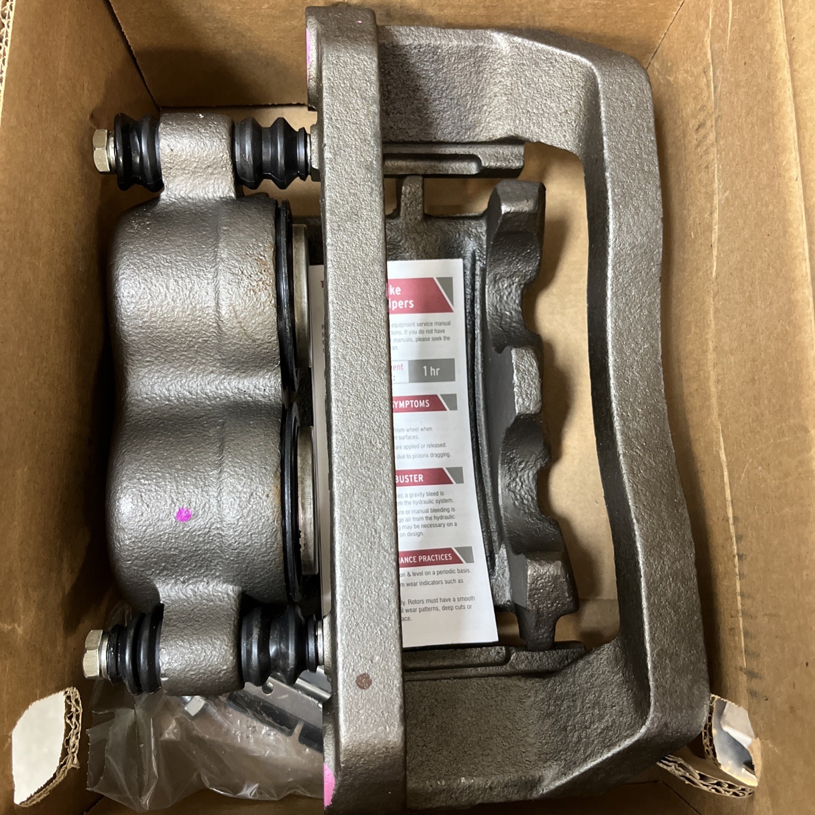 CarDone Front Driver Side 18B8046 Disc Brake Caliper, Ford SUPER DUTY D2