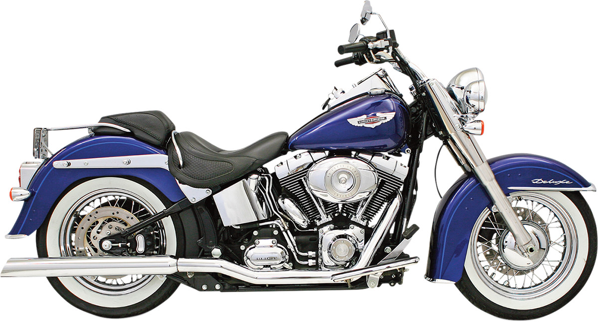 BASSANI XHAUST Tru Dual Exhaust - Fits '86-'06 Softail SFT-211