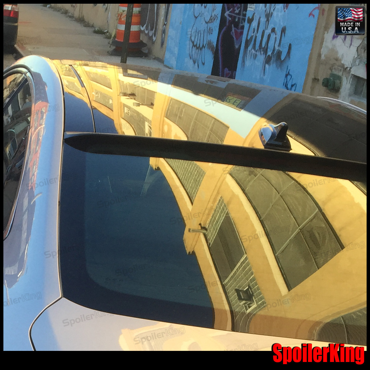 SpoilerKing (284R) Rear Roof Spoiler Window Wing (Fits: Genesis 2015-2016 4dr) SpoilerKing (284R) Rear Roof Spoiler Window Wing (Fits: Genesis 2015-2016 4dr)