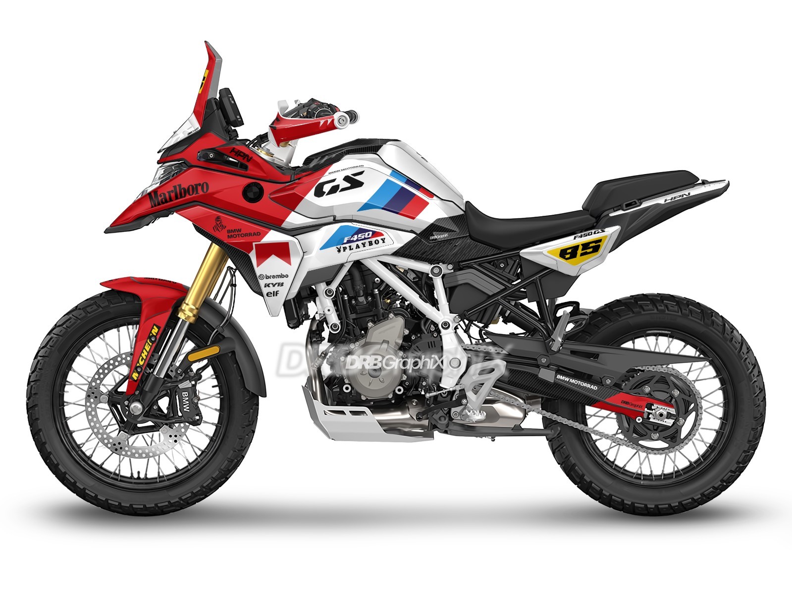 NEW Graphic kit for BMW F450GS (2026~) Decal Kit (DKR-WR)