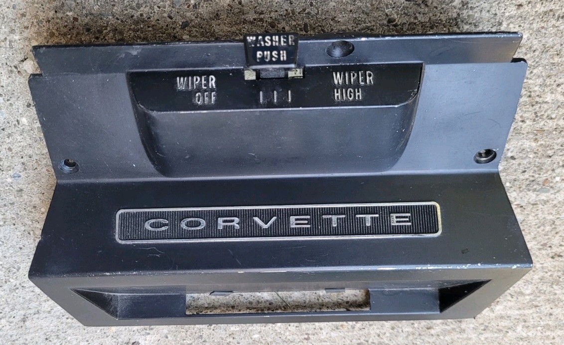 1968-1972 Corvette Wiper Switch Housing w/o AC 6491649 1969 1970 1971 1968-1972 Corvette Wiper Switch Housing w/o AC 6491649 1969 1970 1971