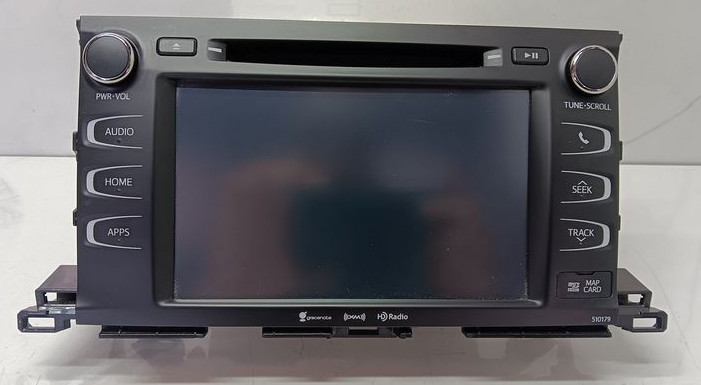 2017-2019 Toyota Highlander Radio Display Receiver ID 510179