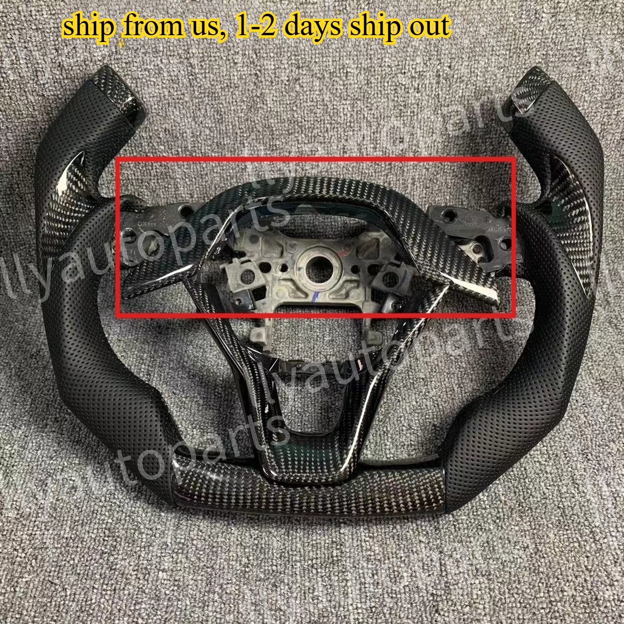 F1 Shape Real Carbon Fiber for Honda Accord 10th Steering Wheel Gen 2018-2022