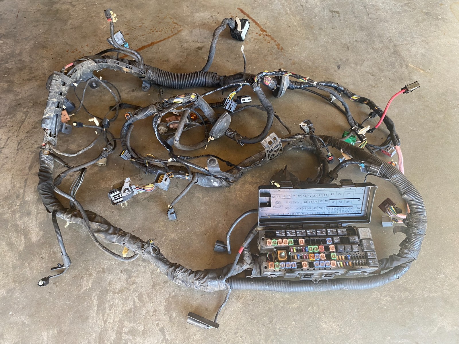 11 12 2011 FORD F150 ECOBOOST ENGINE WIRE HARNESS FUSE BOX 3.5L BL3T-12A581XG
