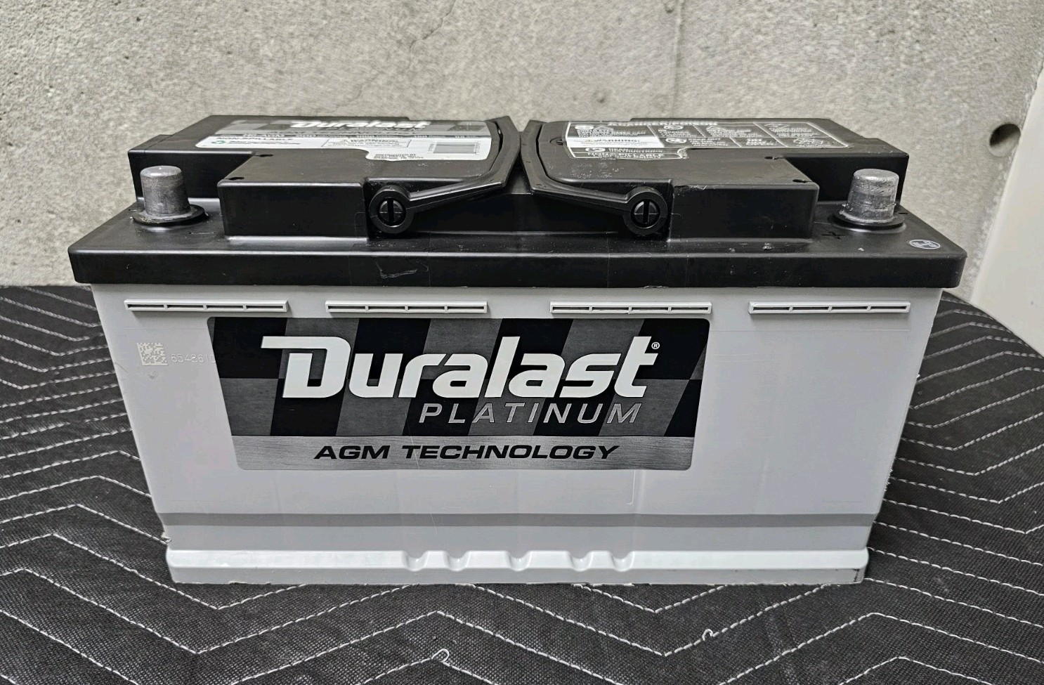 Duralast Platinum Genuine AGM Technology H8 Battery 03/25 (NO SHIPPING)