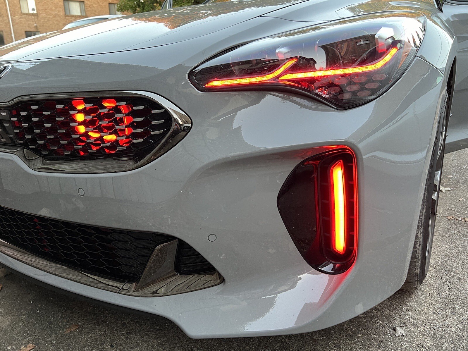 18 - 23 Kia Stinger DRL Fog Light PAIR L+R: Static Color / Switchback / RGB (W)