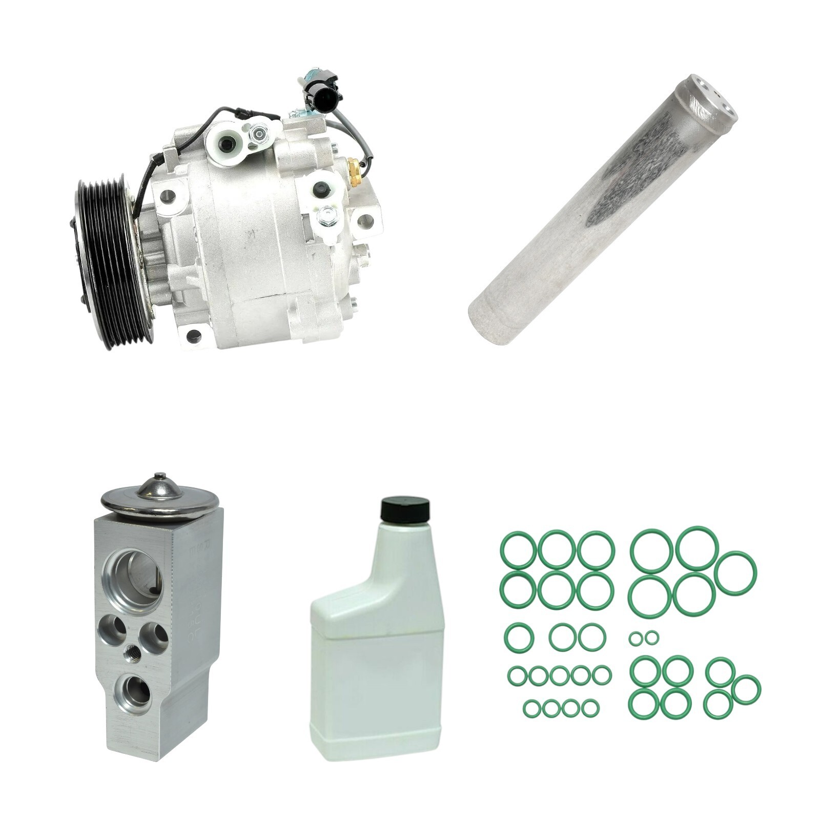AC Compressor Kit Fits Mitsubishi Lancer  Outlander  OEM QS90 KT491