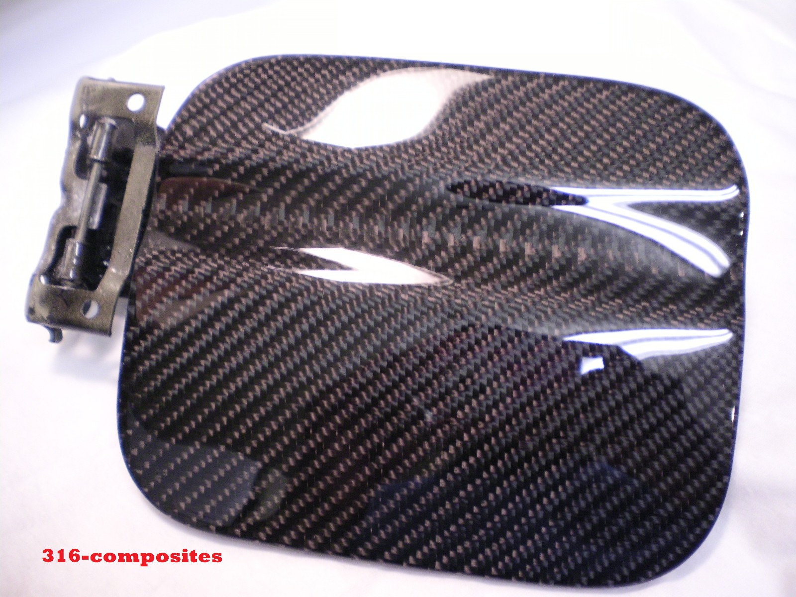 Carbon Fiber Fuel Door Gas Lid For 04-08 Acura TL TYPE-S