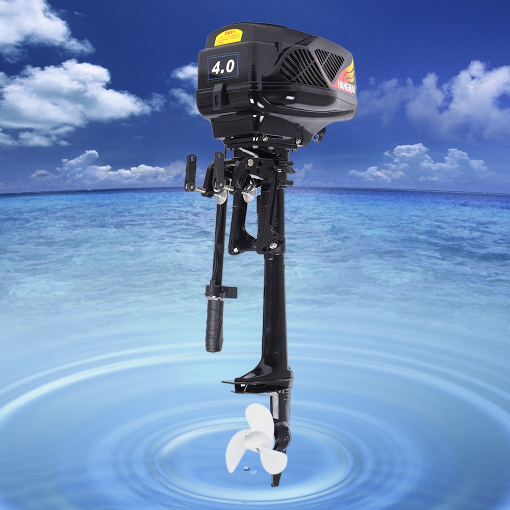 HANGKAI 4hp Electric Outboard Motor Brushless Motor Outboard Engine Trolling 48V