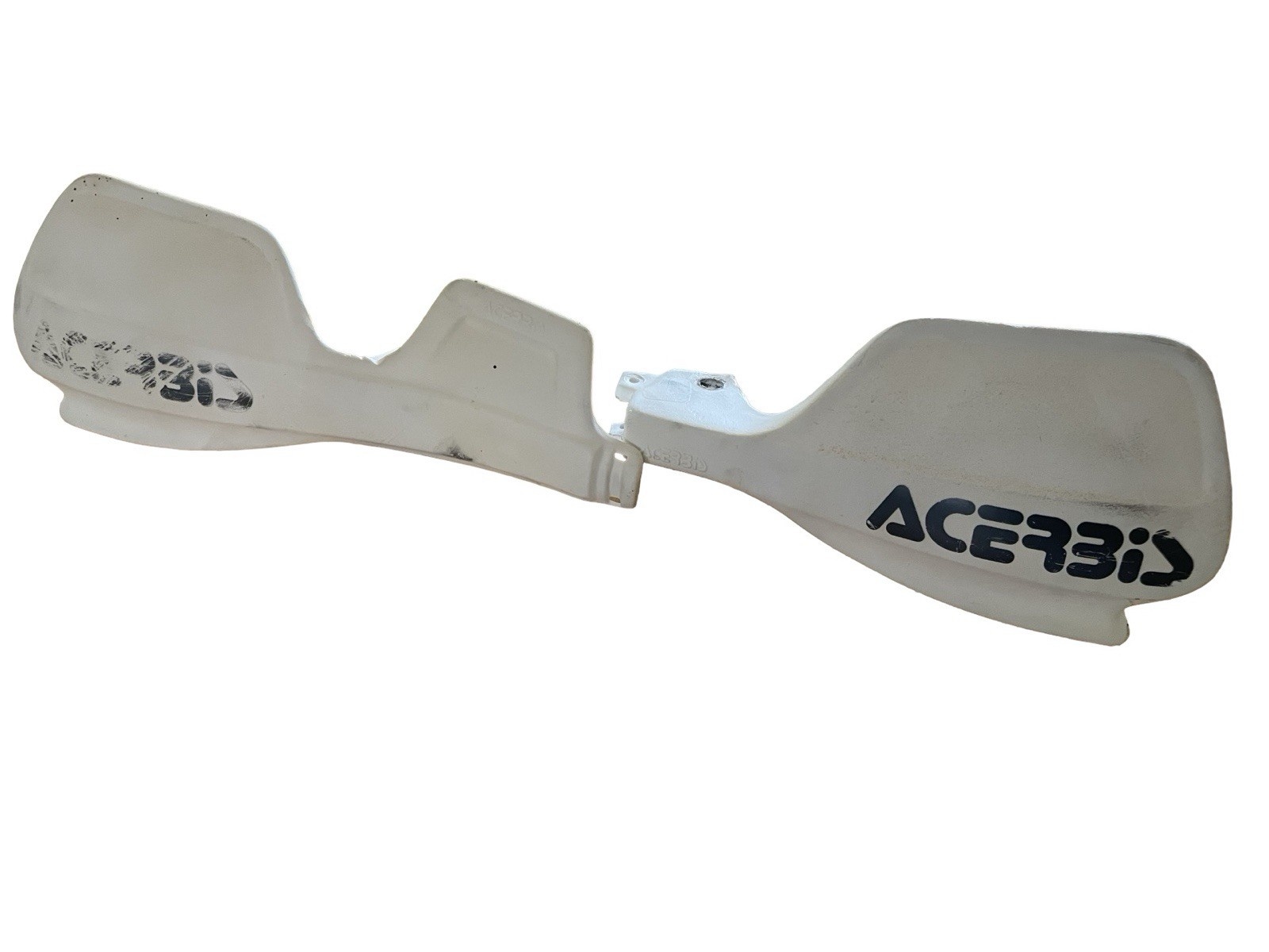 Vintage Off-Road Acerbis White Handguards Bushwackers Pair