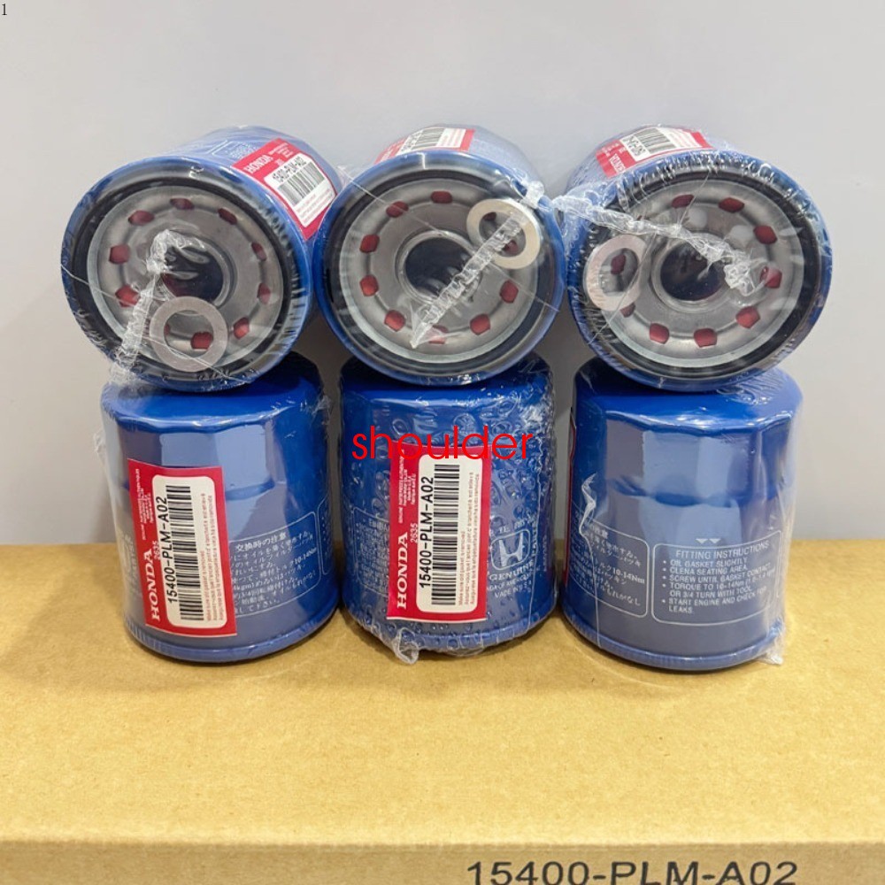 6Sets OEM Genuine Oil Filters WITH Drain Plug Washer 15400-PLM-A02 NEW SEALED