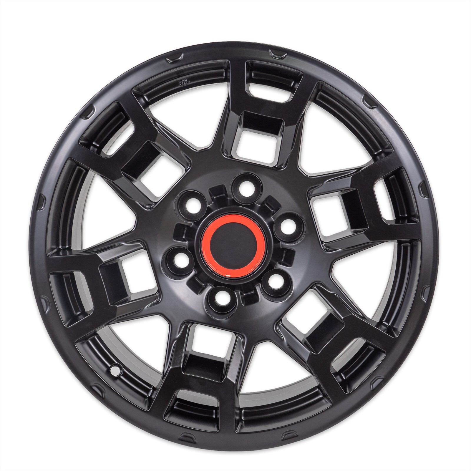 Toyota TRD styled Aluminum Rims 17x8 Matte Black 1pc.