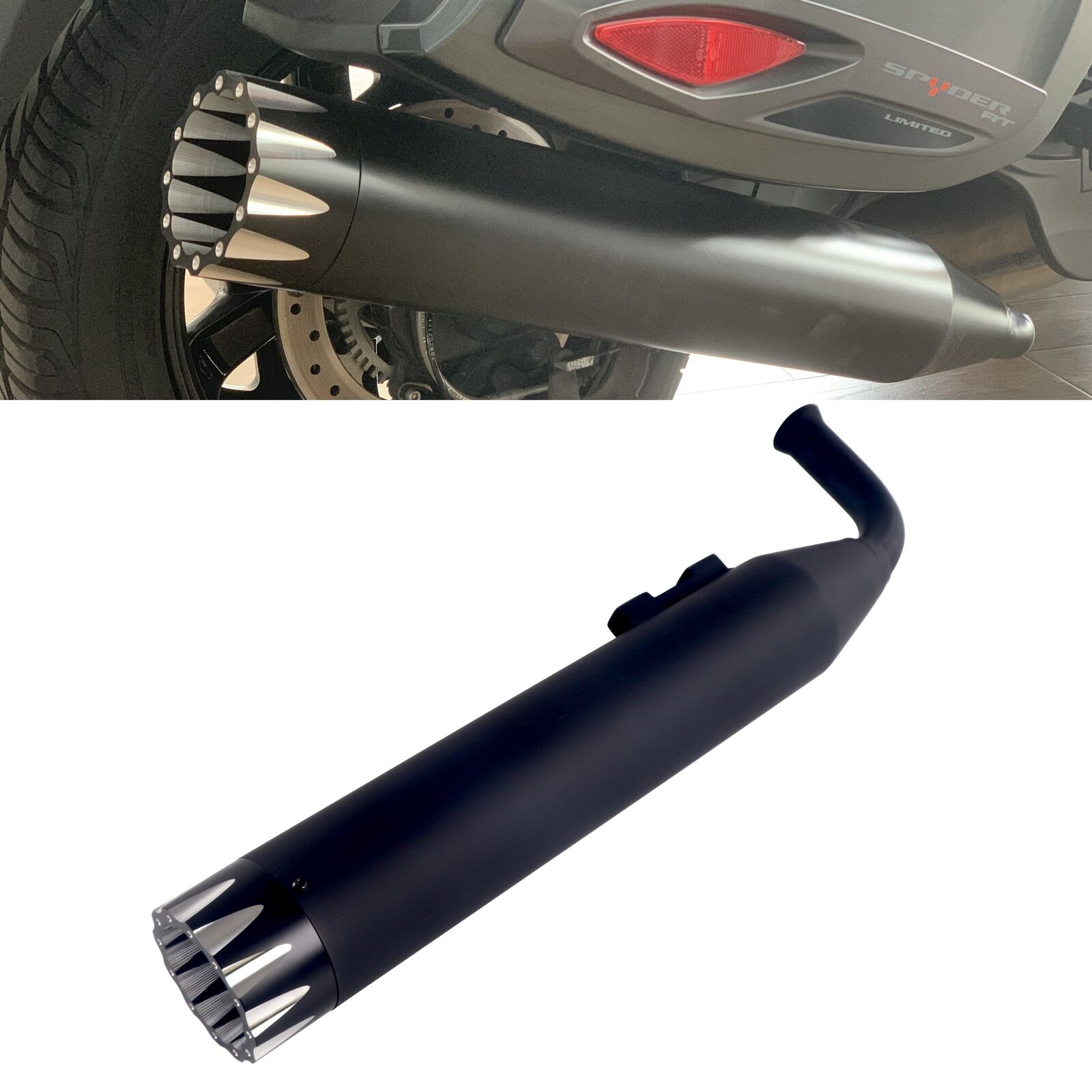 Deep Sound Exhaust Pipe for Can-Am 2014-2024 Spyder RT & 2016-2024 F3 Limited